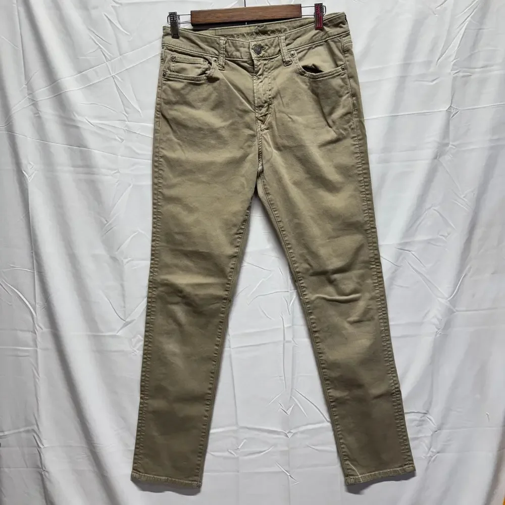 American Eagle Flex Jeans Mens 30x32 Beige Straight Leg Casual Normcore